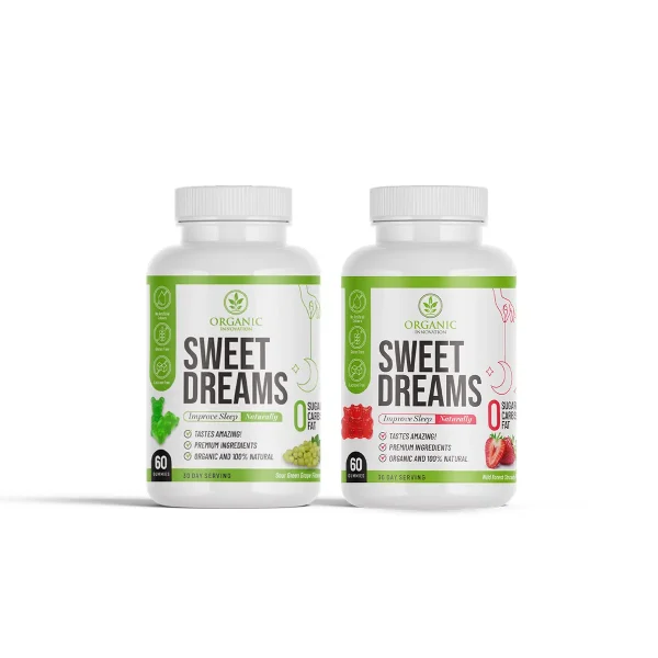 Sweet Dreams Organic Sleep Gummies – (60/120 Serves) (Combo Deal)