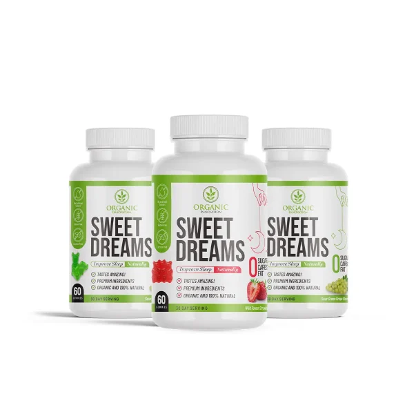Sweet Dreams Organic Sleep Gummies – (90/180 Serves) (Triple Deal)
