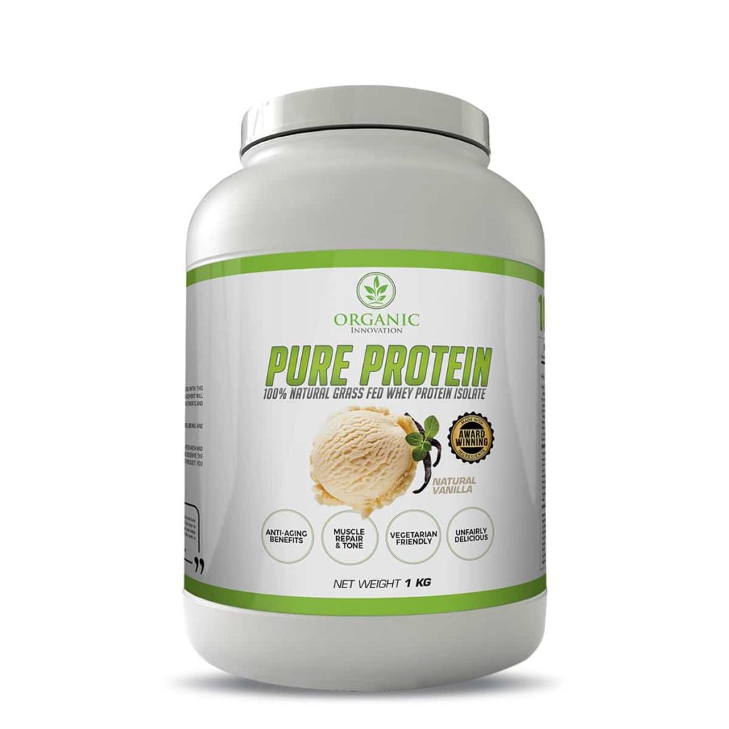 Pure Protein Grass Fed Whey Protein Isolate Australia Organic Innovation