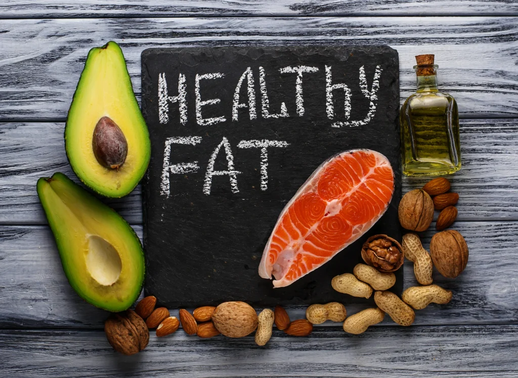 healthy-fat-salmon-avocado-oil-nuts