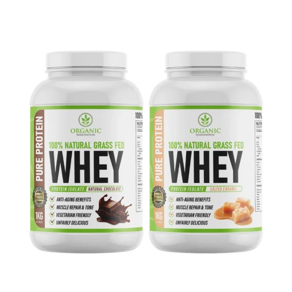 Pure Protein 100% Natural Grass Fed Whey Protein Isolate Combo