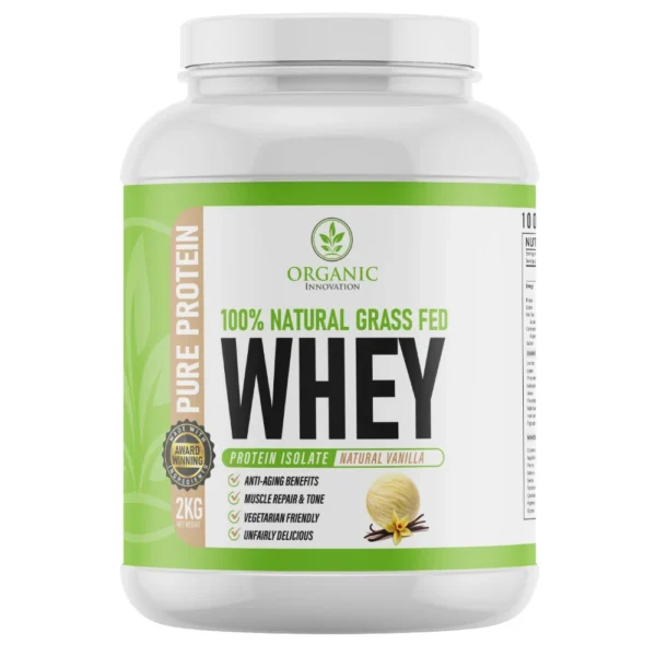 100% Natural Pure Protein Australia Vanilla Flavour 2KG